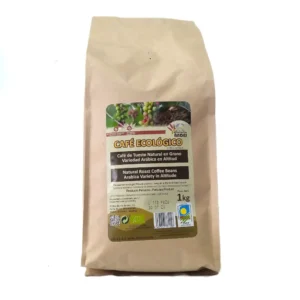 Café de tueste natural en grano Perú 1kg.