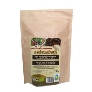 Café molido de tueste natural variedad arábica en altitud 250 gramos