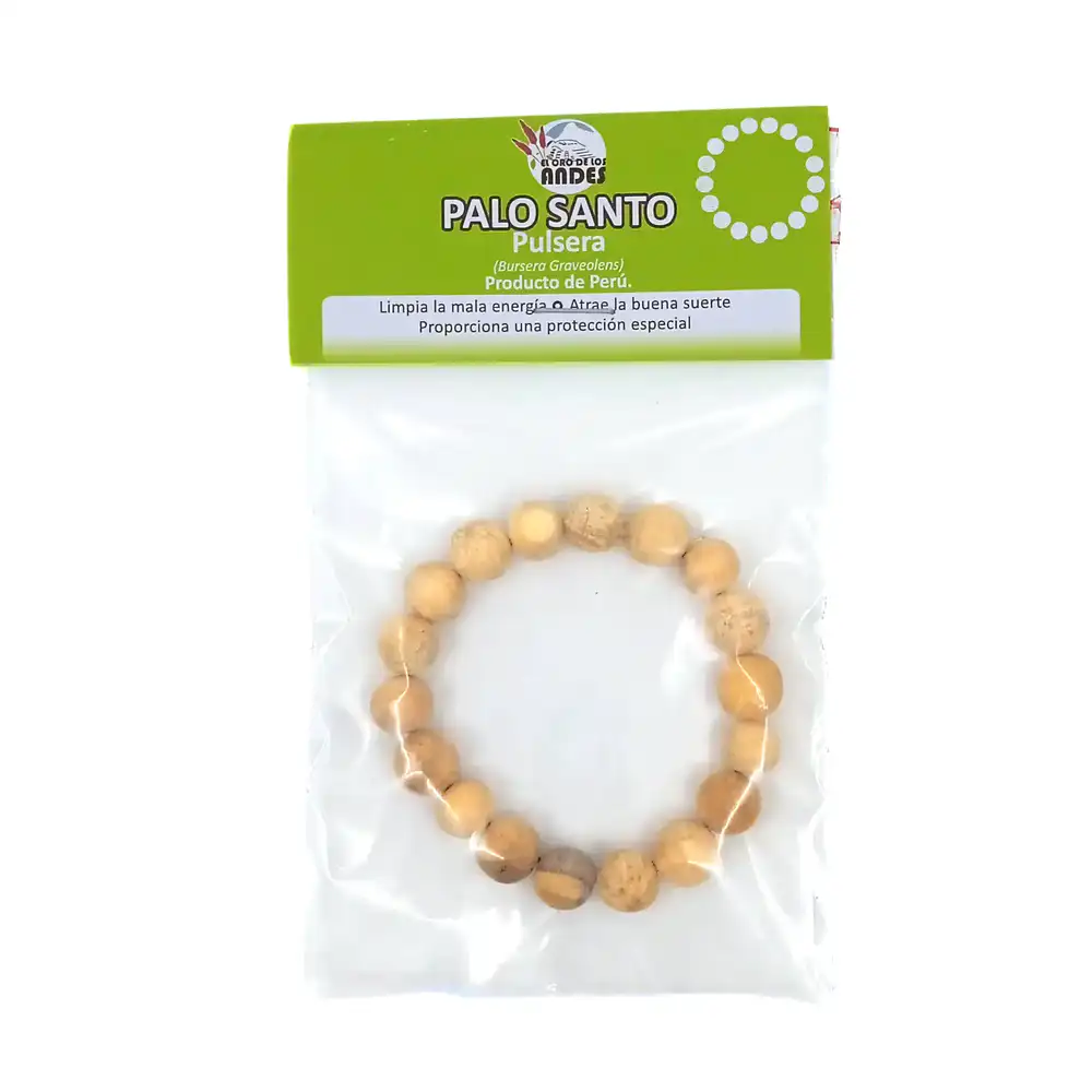 Pulsera de palo santo