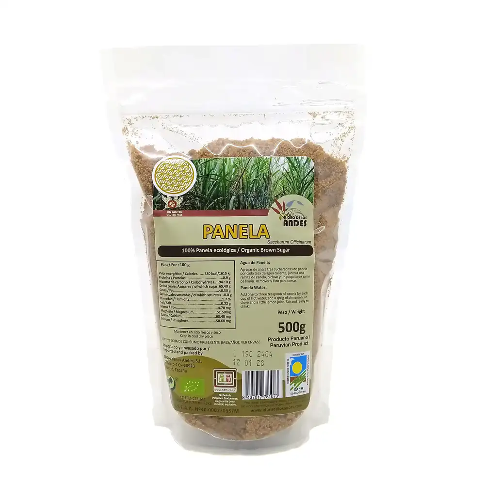 Panela ecológica de 500 gramos
