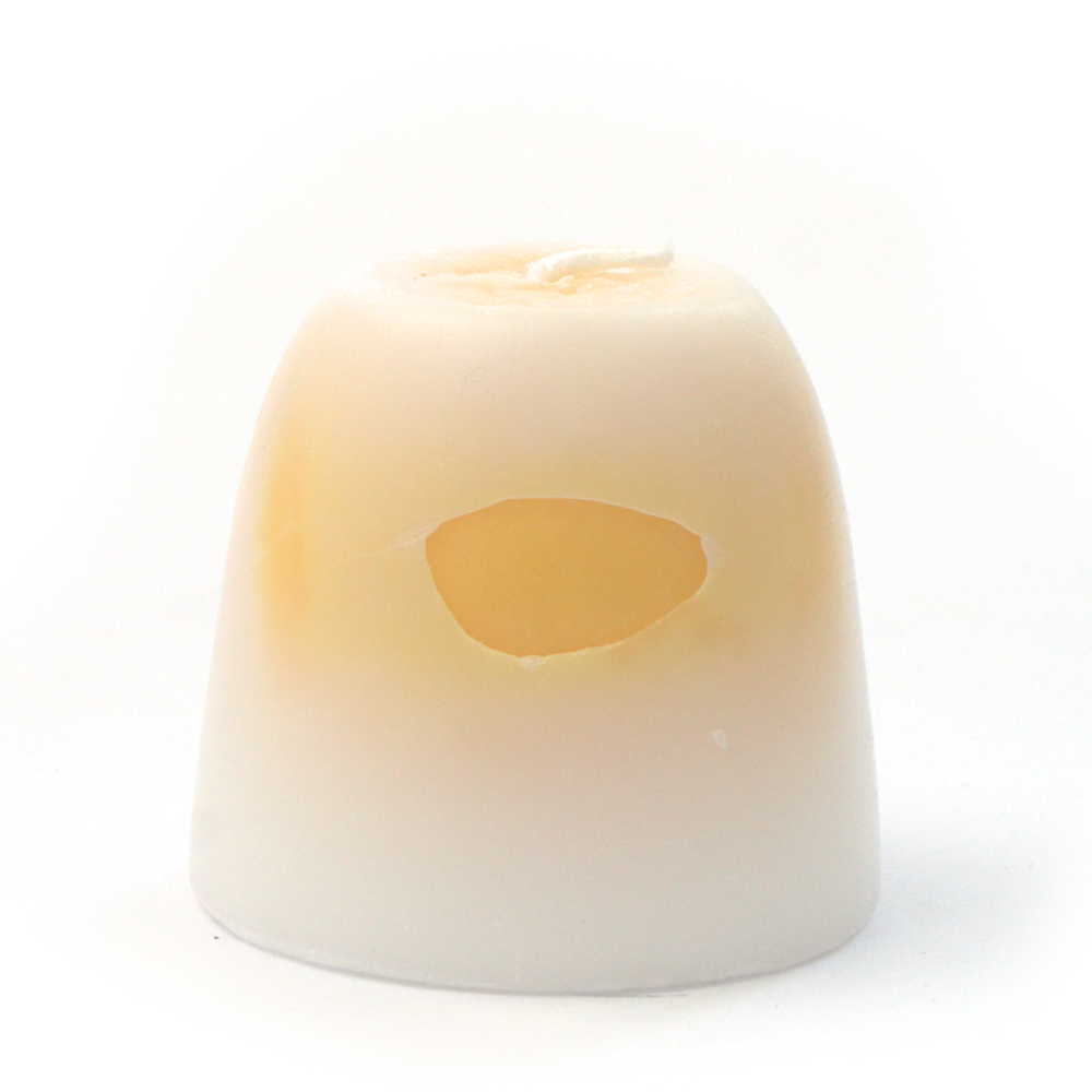 Velas emocionales de uso energético artesanas 100% vegetales AMARILLO pequeño