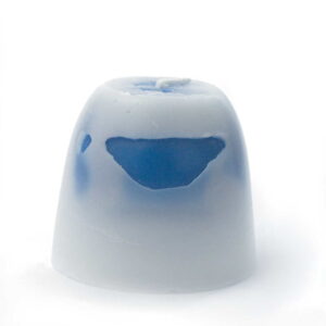 Bougies émotionnelles pour usage énergétique faites à la main 100% végétales petit bleu