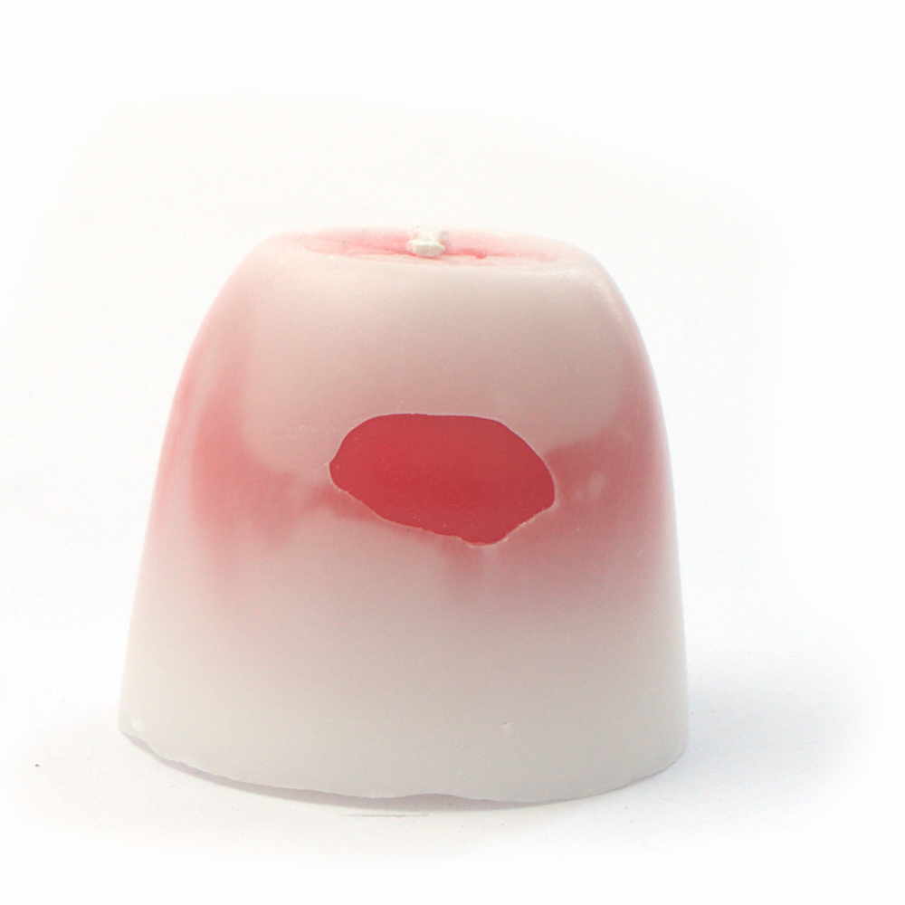 Velas emocionales de uso energético artesanas 100% vegetales ROJO pequeña