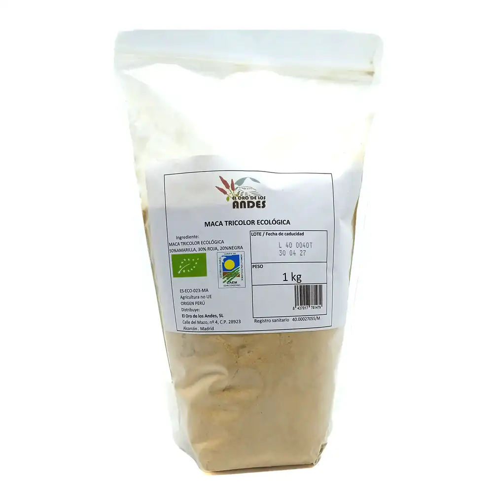 Harina de Maca tricolor ecológica 1 kilo