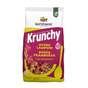 Muesli Krunchy avena frambuesa amaranto Barnhouse 375 g