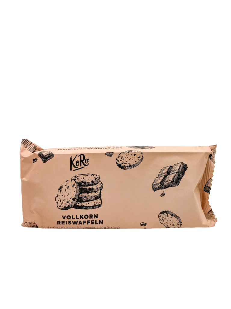 Tortitas de arroz integral con chocolate negro 90g