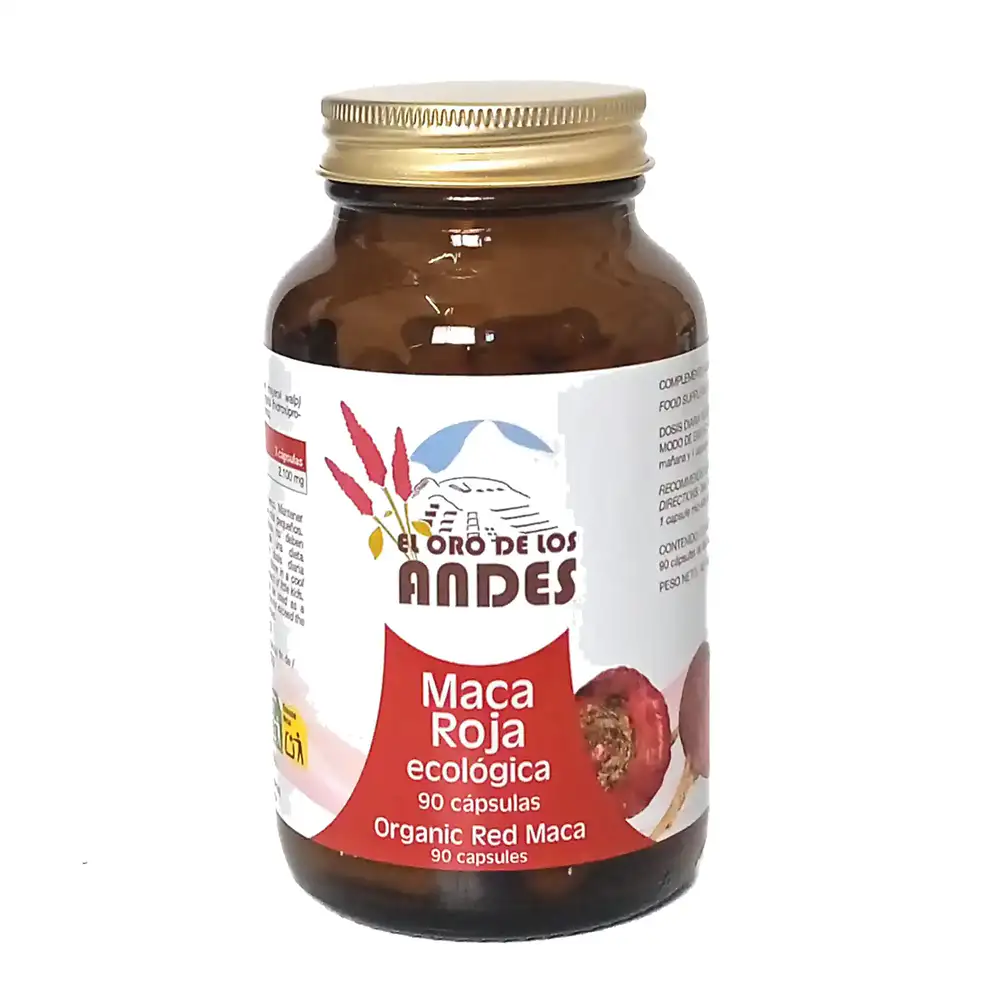 maca roja ecológica 90 cápsulas
