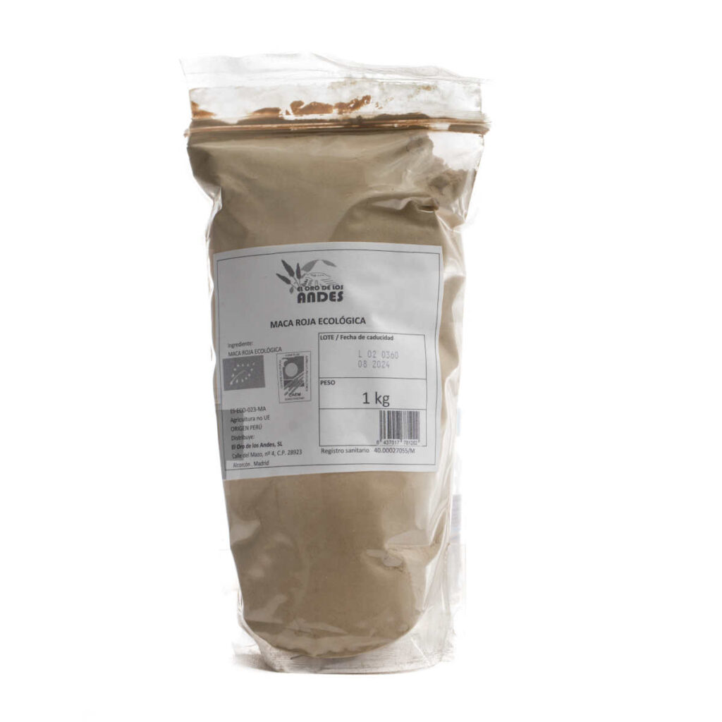 Harina de Maca roja ecológica 1 kilo