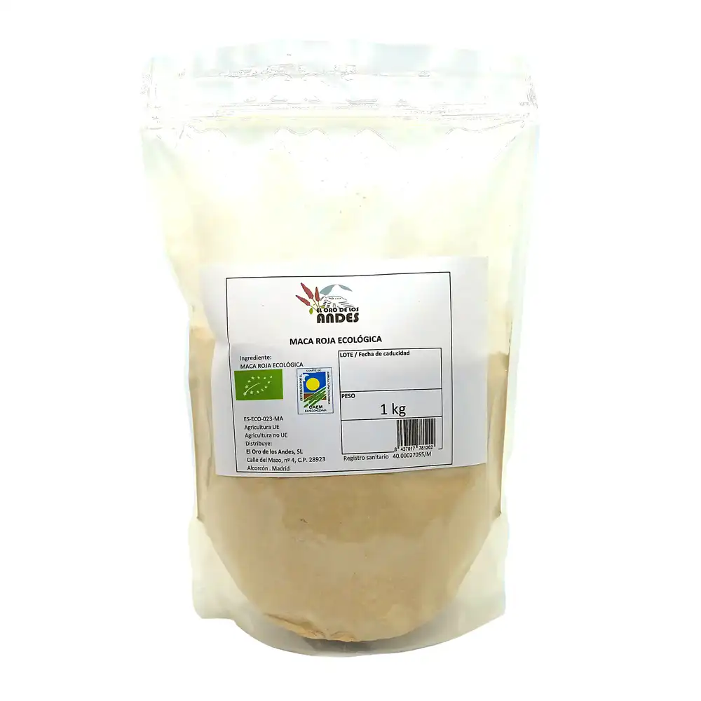 Harina de Maca roja ecológica 1 kilo