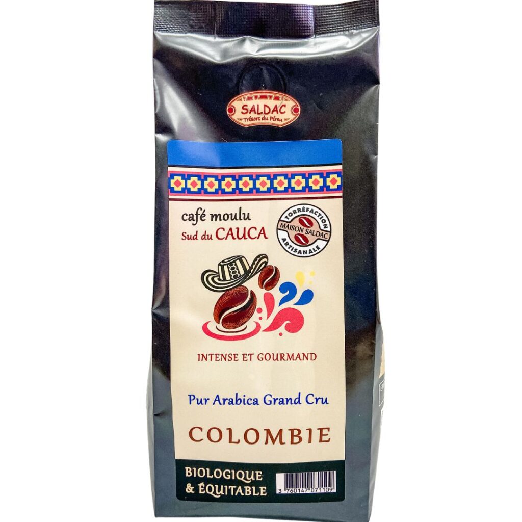 Cafe molido de Colombia 250grs