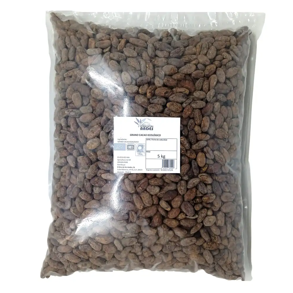 Cacao ecológico en grano 5Kg
