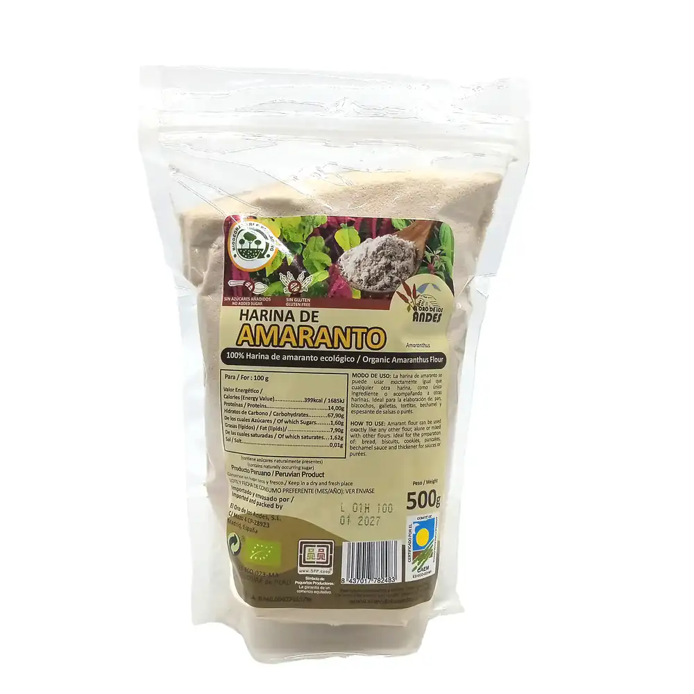 Harina de Amaranto ecológica 500grs.