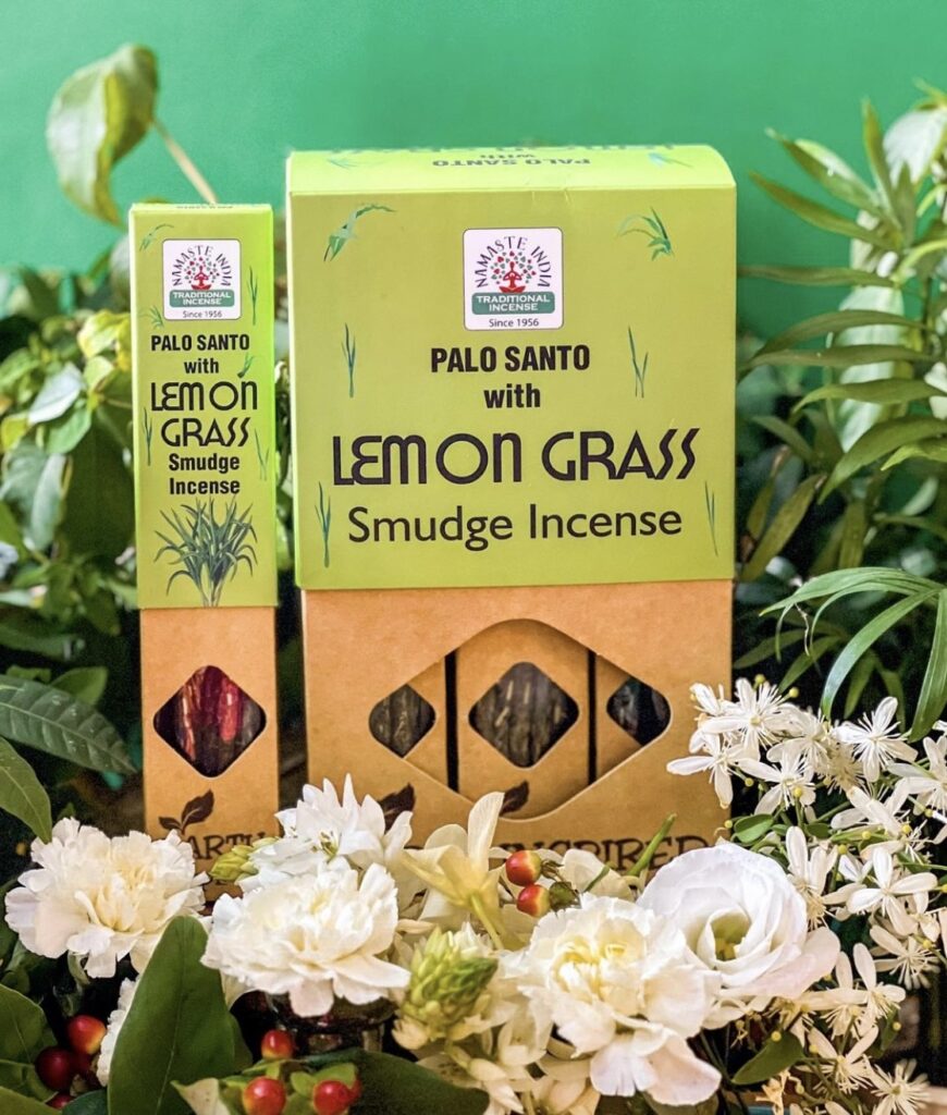 Incienso de Palo santo con hierba de limón