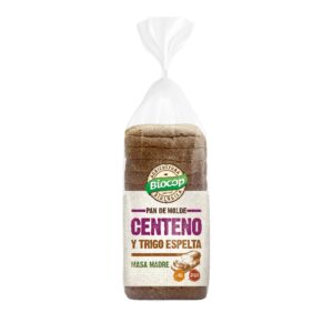 Pan de molde de centeno y trigo espelta Biocop 400 g