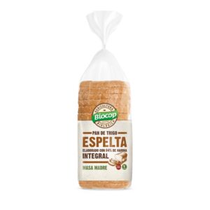 Pan de molde de trigo espelta integral Biocop 400 g