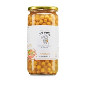 Garbanzos cocidos ecológicos 700 gramos Cal Valls