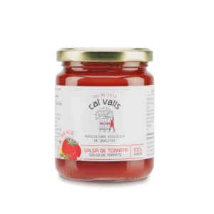 Salsa de tomate ecológica de 290 gramos Cal Valls