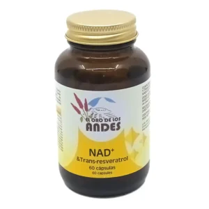 Complemento alimenticio NAD+ Trans-resveratrol en cápsulas