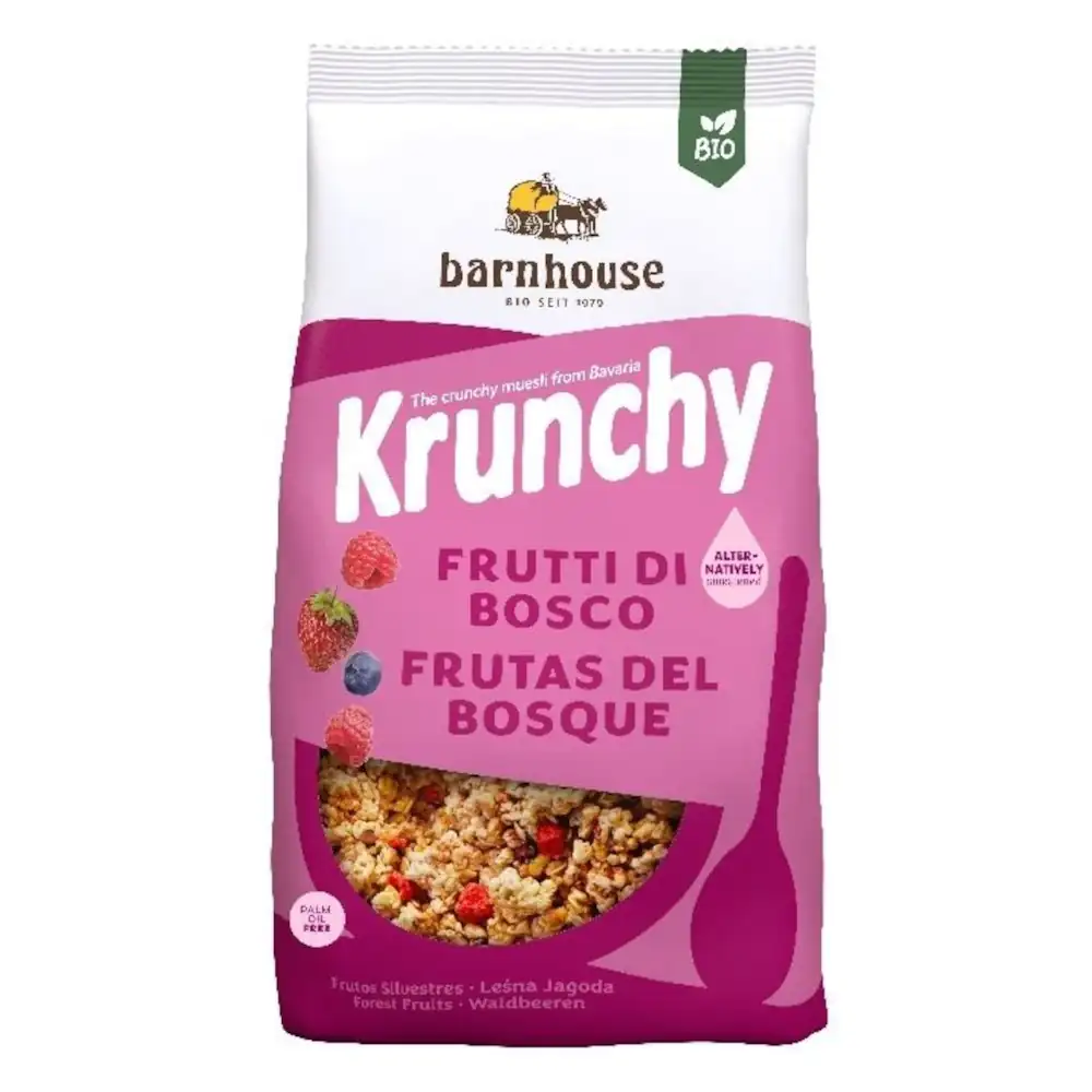 Muesli Krunchy Frutos Bosque Barnhouse 750g