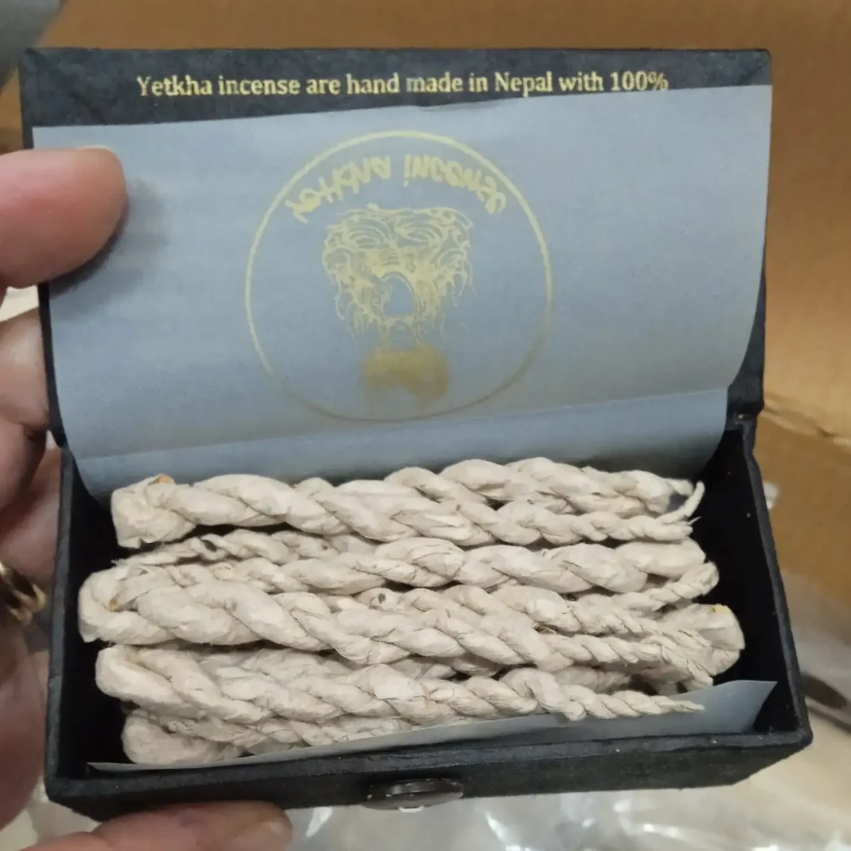 Inciensos Yetkha 100% ecológico y orgánico, empaquetado 100% biodegradable