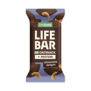 Barrita de proteína de avena y delicias de chocolate Life Food 40 g Lifebar