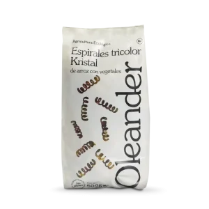 ESPIRALES TRICOLOR DE ARROZ ECO 500G OLEANDER