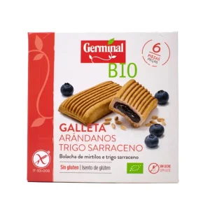 Galletas sin Gluten de trigo Sarraceno rellenas de Crema de Arándanos