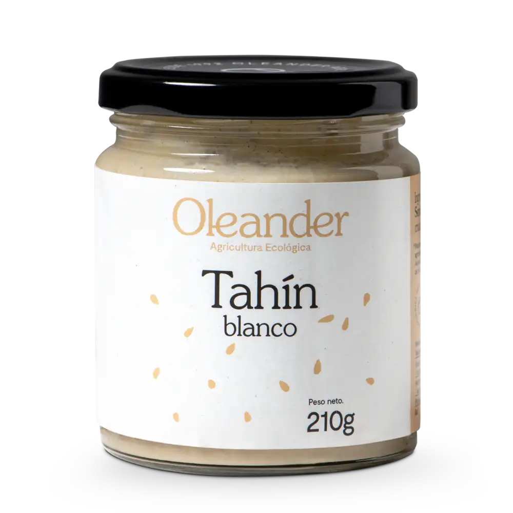 TAHIN BLANCO SIN SAL BIO 210G - OLEANDER