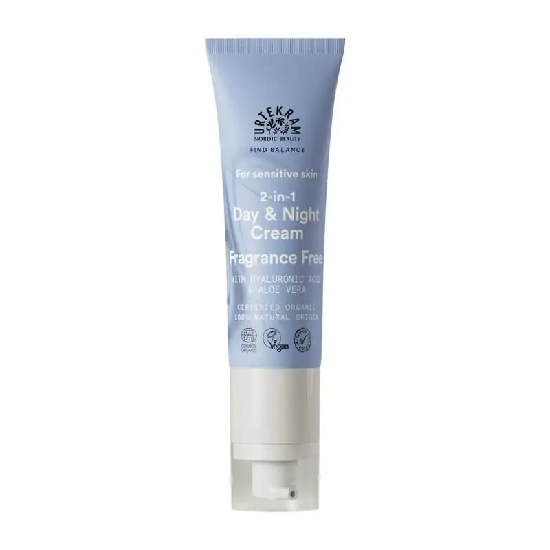 Crema Día y Noche 2 en 1 Fragrance Free Urtekram 50ml