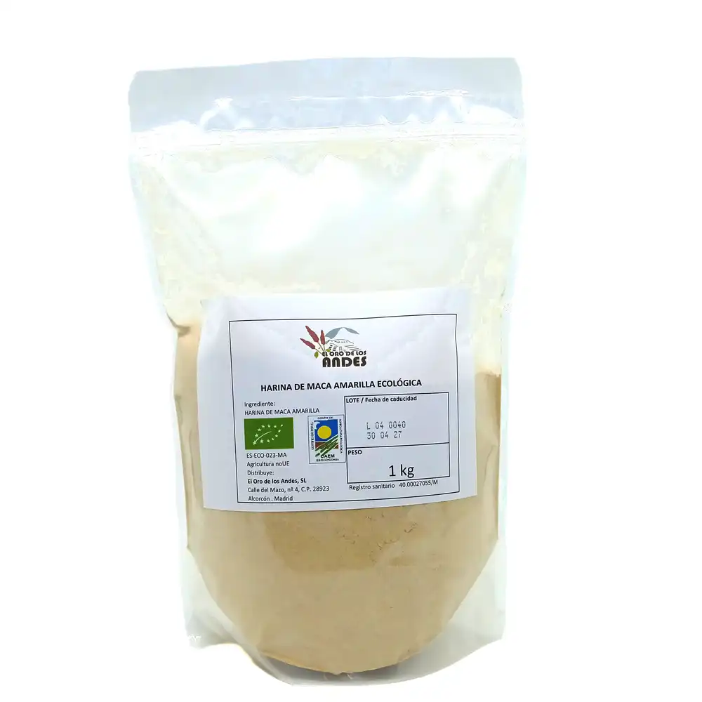 Harina de maca amarilla ecológica 1kg