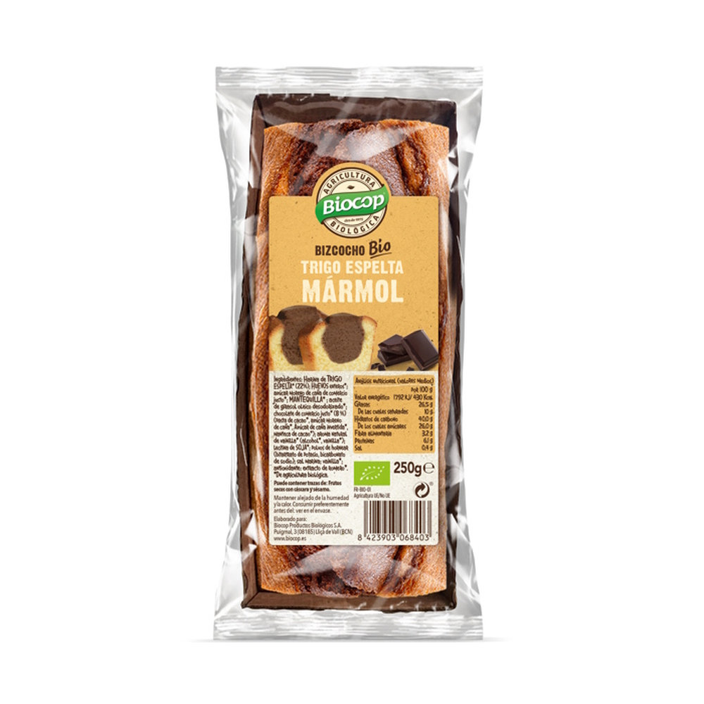 Bizcocho Marmol con Trigo Espelta BIOCOP 250g